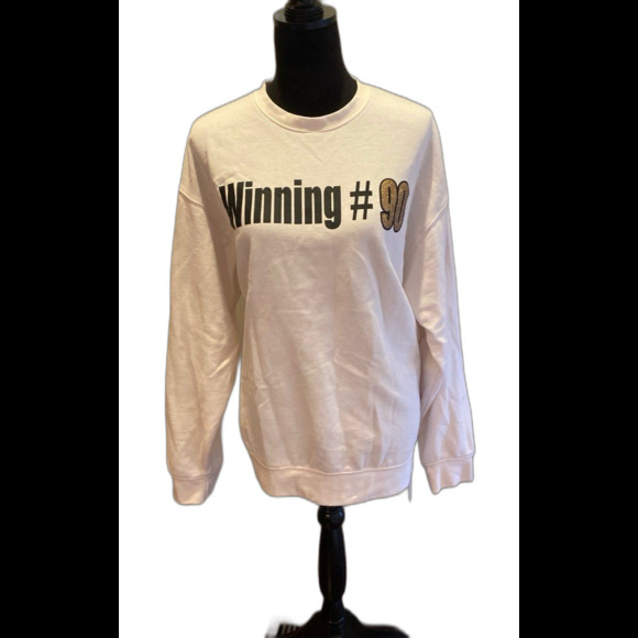 Arizona Sweatshirt Winning #90 Lottery Cream size Medium Fits Like XL Oversized - Picture 2 of 11